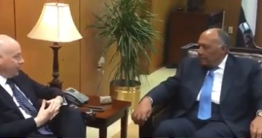 فيديو..وزير الخارجية يستقبل مساعد الرئيس الأمريكى لعملية السلام بواشنطن