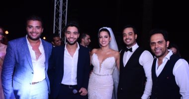 رامى صبرى وأحمد جمال يحيون حفل زفاف إلهام وجدى ملكة جمال مصر السابقة
