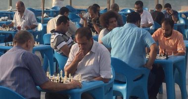 صور .. انطلاق مسابقة الشطرنج الدولية بنادى المهندسين فى الإسكندرية