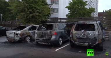 ننشر فيديو إحراق عشرات السيارات فى ليلة واحدة بالسويد.. الشرطة تشتبه بمراهقين