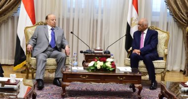 صور.. على عبد العال للرئيس اليمنى: سندعم برلمان اليمن 