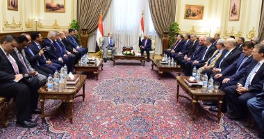 الرئيس اليمنى فى زيارة لمجلس النواب