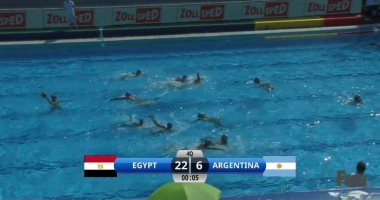 منتخب الشباب لكرة الماء يسحق الأرجنتين 22 - 6 فى بطولة العالم بالمجر