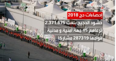 2 مليون و 371 ألفا و675 حاجا ترعاهم 45 جهة أمنية ومدنية بالسعودية