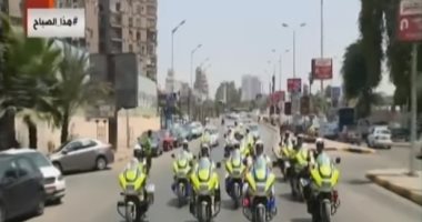 قوات "المرور السريع" تنتشر فى شوارع الجيزة لتأمين احتفالات عيد الأضحى