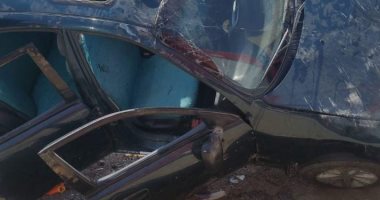 إصابة 4 أشخاص من أسرة واحدة بعد انقلاب سيارتهم فى حادث تصادم بالبحيرة