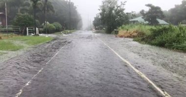 صور.. الأمطار الغزيرة تضرب جزيرة هاواى بأمريكا بسبب الإعصار "لين"