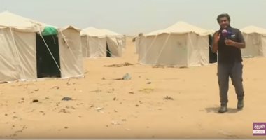 شاهد.. أول مخيم للفارين من بطش الحوثيين باليمن