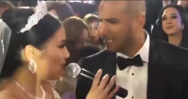 فيديو.. شيرين يحيى تغنى لزوجها "الحب كله" فى حفل زفافها