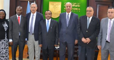 رئيس جامعة الإسكندرية وسفير تنزانيا يبحثان إنشاء مستشفى لجراحة الأطفال