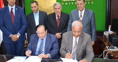توقيع بروتوكول تعاون بين جامعة الإسكندرية وأكاديمية طيبة