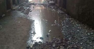  غرق شوارع قرية فرسيس بمياه الصرف الصحى محافظة الغربية