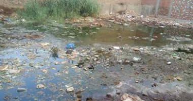 مياه الصرف الصحى تحاصر قرية بمركز زفتى والمواطنون يستغيثون