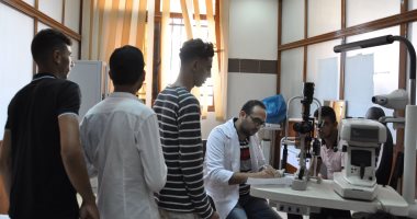 صور .. توقيع الكشف الطبي الشامل على الطلاب الجدد بجامعة كفرالشيخ 