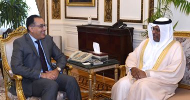 رئيس الوزراء يبحث مع السفير الإماراتى الاستعداد لعقد اللجنة العليا المشتركة