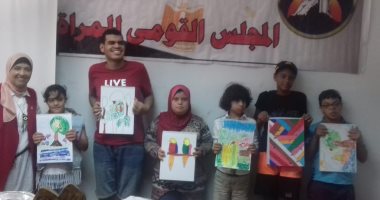 قومى المرأة بالإسكندرية ينظم ورش عمل لتنمية مهارات الأطفال المعاقين ذهنيا