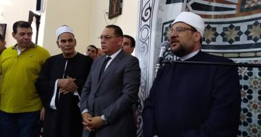 فيديو وصور.. وزير الأوقاف ومحافظ الشرقية يفتتحان مسجدا بقرية الحصة 