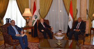 وزير الخارجية يؤكد لنظيره العراقى دعم مصر الكامل لاستقرار العراق وسلامته.. فيديو