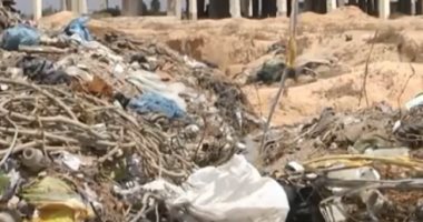شاهد كيف تحول مطار "ياسر عرفات" إلى "مكب للقمامة"