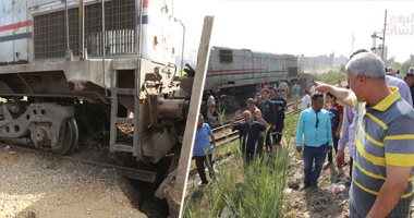 مصادر بالسكة الحديد: حادث شبين الكوم وقع بسبب تجاوز السائق للسرعة وتخطيه السيمافور