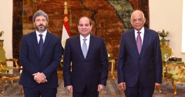 رئيس البرلمان الإيطالي للسيسي: نقدر دور مصر فى التوصل لحقيقة قضية "ريچيني"