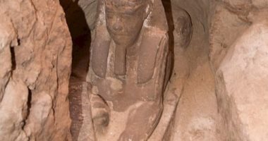  "ديلى ميل" تسلط الضوء على تمثال أبو الهول المكتشف فى أسوان