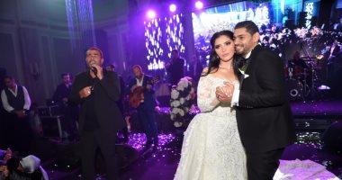 رجل الأعمال مصطفى النجار يحتفل بزفاف نجله محمد على هيا السيد 