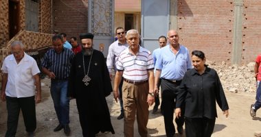 صور.. محافظ المنوفية يتفقد كنيسة رئيس الملائكة الجليل ميخائيل بشبين الكوم