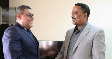 بعد انتهاء فترة عمله نهاية الشهر.. وزير الخارجية الإثيوبى يودع السفير المصرى 