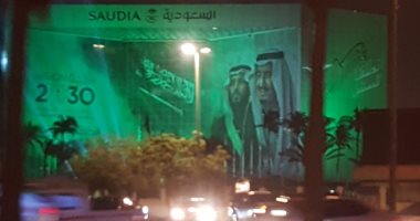 فيديو وصور.. المصريون يشاركون السعوديين فرحتهم بالعيد الوطنى