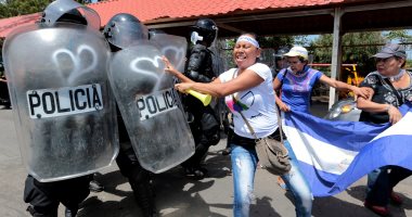 اشتباكات بين الشرطة ومتظاهرين فى نيكاراجوا ضد سياسة الرئيس أورتيجا