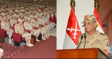 وزير الدفاع يلتقى ضباط وصف وصناع وجنود المنطقة المركزية العسكرية
