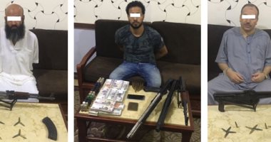 ضبط ثلاثة عناصر إجرامية بحوزتهم 5 قطع أسلحة نارية بكفر الشيخ