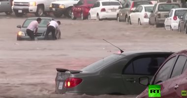 شاهد.. لقطات تحبس الأنفاس لفيضانات تجتاح المكسيك