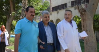 رئيس مدينة المحلة يتفقد مستشفى الصدر ويوجه بحل مشكلة طفح المجارى بها