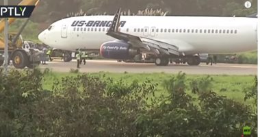 شاهد..العناية الإلهية تنقذ 171 راكبا على متن طائرة للخطوط الجوية البنغالية