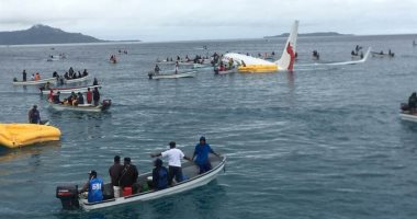 فقدان أحد ركاب الطائرة الغارقة فى بحيرة بميكرونيزيا
