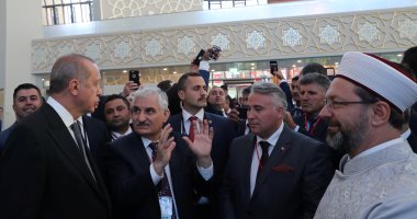 صور.. أردوغان يختتم زيارته لألمانيا بافتتاح مسجد فى كولونيا