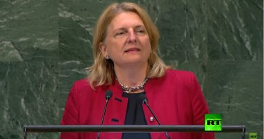 وزيرة خارجية النمسا تستهل خطابها أمام الجمعية العامة للأمم المتحدة بالعربية