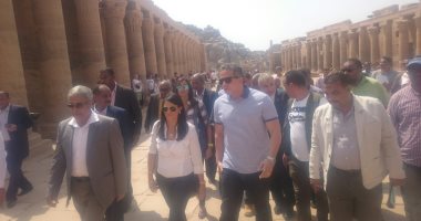 صور.. وزير الآثار: نسعى لنقل صورة جذابة لمصر السياحية