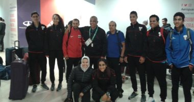 صور.. وصول الفوج الأول لبعثة مصر للمشاركة فى أولمبياد الشباب بالأرجنتين