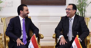 مصطفى مدبولى يلتقى رئيس البرلمان العراقى ويُشيد بالتعاون المثمر فى قطاع البترول