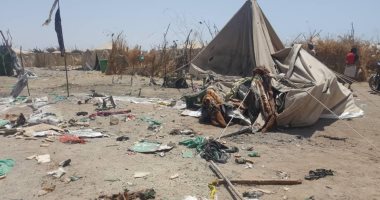 وزير يمنى يدين هجوم الحوثى على مخيم لاجئين ومركز الملك سلمان للإغاثة يطالب المجتمع الدولى بموقف 