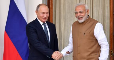 صور.. بوتين ورئيس وزراء الهند يبحثان سبل تعزيز العلاقات فى نيودلهى