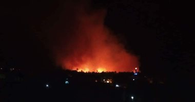 30 سيارة إطفاء من أسيوط وسوهاج و 4 هليكوبتر من الجيش لإطفاء حريق الراشدة