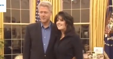 شاهد.. كلينتون ومونيكا داخل البيت الأبيض يوم الفضيحة الجنسية عام 1997