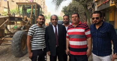 النائب عاطف مخاليف: إزالة الإشغالات بشارع الأربعين بالمطرية تمهيدا لرصفه