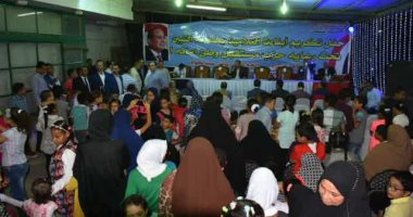 صور.. مستقبل وطن بالقاهرة يوزع 500 حقيبة مدرسية فى حفل الأيتام بالتبين