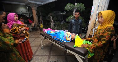 صور.. مصرع 3 أشخاص إثر زلزال ضرب جزيرتى بالى وجاوة فى إندونيسيا