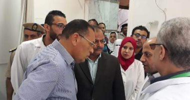 محافظ الشرقية يفاجئ مستشفى الحسينية بالزيارة بعد شكوى الأهالى